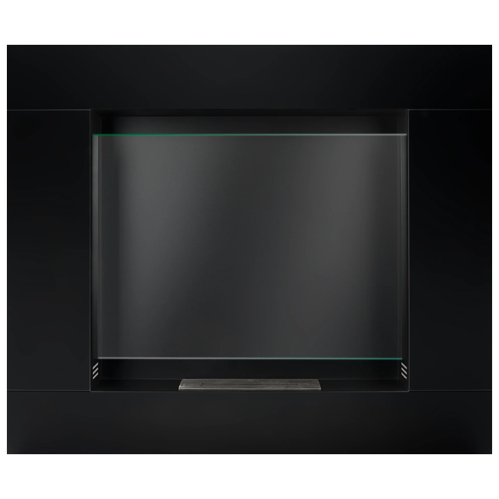 Bio-cheminée portail Asne noir mat 105 x 90cm